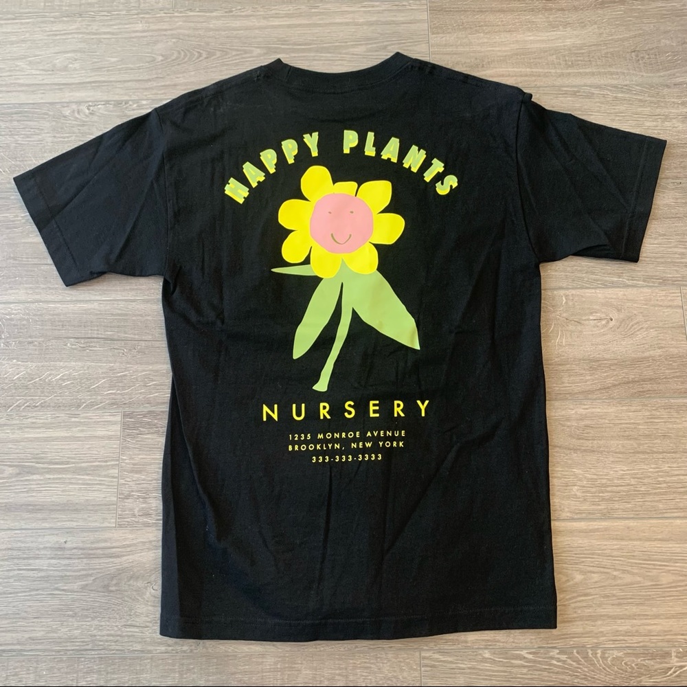 A.Lab Happy Plants Short Sleeve Tee with Floral Graphic
